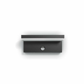 Philips Bustan UltraEfficient vonkajšie nástenné​ svietidlo so senzorom LED 3,8 W 4000K, antracit