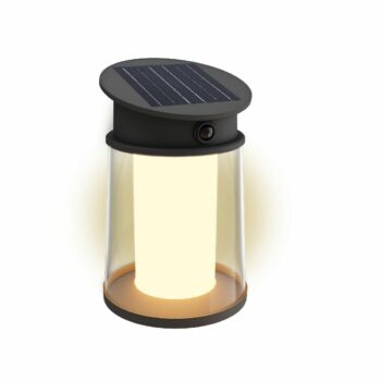 Philips Juda UltraEfficient solárne LED svietidlo so senzorom čierna, 3,2 W, 500 lm, 2700 K