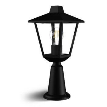 Philips Kinno vonkajšie stĺpové svietidlo čierna, 38,5 cm, E27, max. 1x25 W