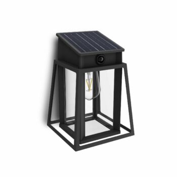 Philips Lysin UltraEfficient solárne LED svietidlo so senzorom čierna, 3,2 W, 500 lm, 4000 K