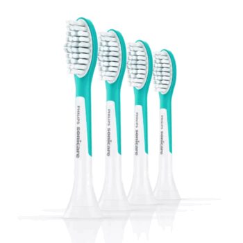 Philips Sonicare kompaktná náhradná hlavica pre deti od 7 rokov HX6044/33, 4 ks