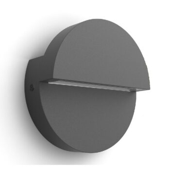 Philips Valor UltraEfficient vonkajšie nástenné LED svietidlo antracit, 4,3 W, 800 lm, 2700 K