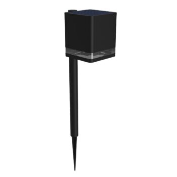 Philips Virona vonkajšie solárne stĺpové LED svietidlo čierna, 1,8 W, 200 lm, 2700 K