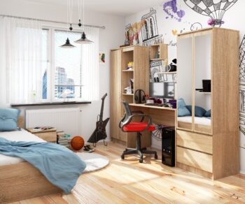 Písací stôl JIRÍ120: Elegantný a praktický doplnok vášho interiéru Predstavujeme JIRÍ120 – moderný písací stôl, ktorý skvele zapadne do detskej izby, kancelárie či pracovne. S jeho teplým tónom duba Sonoma prinesie do vášho priestoru atmosféru pohodlia a pokoja.  Typ tovaru: Písací stôl Vhodné do miestnosti : Detská izba, kancelária, pracovňa Materiál: LTD Rozmer: 79 x 120 x 50 cm  Farba: Dub Sonoma Vybavenie: 3 priestranné zásuvky  JIŘÍ120 ponúka ideálnu pracovnú plochu pre vaše každodenné potreby a zároveň sa môže pochváliť tromi zásuvkami, ktoré poskytujú dostatok úložného priestoru. Či už potrebujete priestor na počítač, písanie, kreslenie alebo iné aktivity, tento stôl vám ponúkne všetko, čo očakávate od moderného nábytku. Nechajte sa inšpirovať kvalitou a štýlom stola JURÍ120!