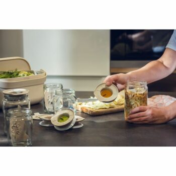 Plastia Fermentačná sada - slonová kosť s kávovou usadeninou + bronzová