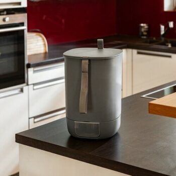 Plastia Kompostér Bokashi bez zmesi sivá