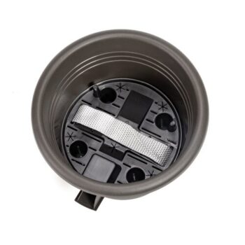 Plastia Samozavlažovací kvetináč Narza pr. 25 cm, antracit, pr. 25 cm