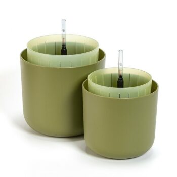 Plastia Samozavlažovací kvetináč Tolita Air zelená, pr. 16 cm, pr. 16 cm