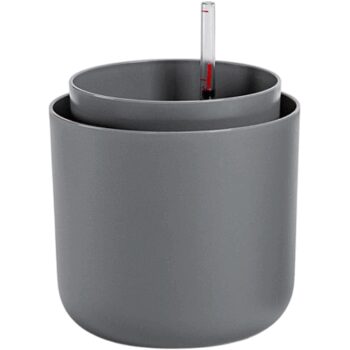 Plastia Samozavlažovací kvetináč Tolita sivá, pr. 16 cm, pr. 16 cm