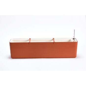 Plastia Samozavlažovací truhlík Berberis 80, terakota + sl. kosť , 80 cm