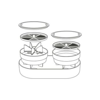 Plastia Veľká farma Microgreens+Regrow, slonová kosť