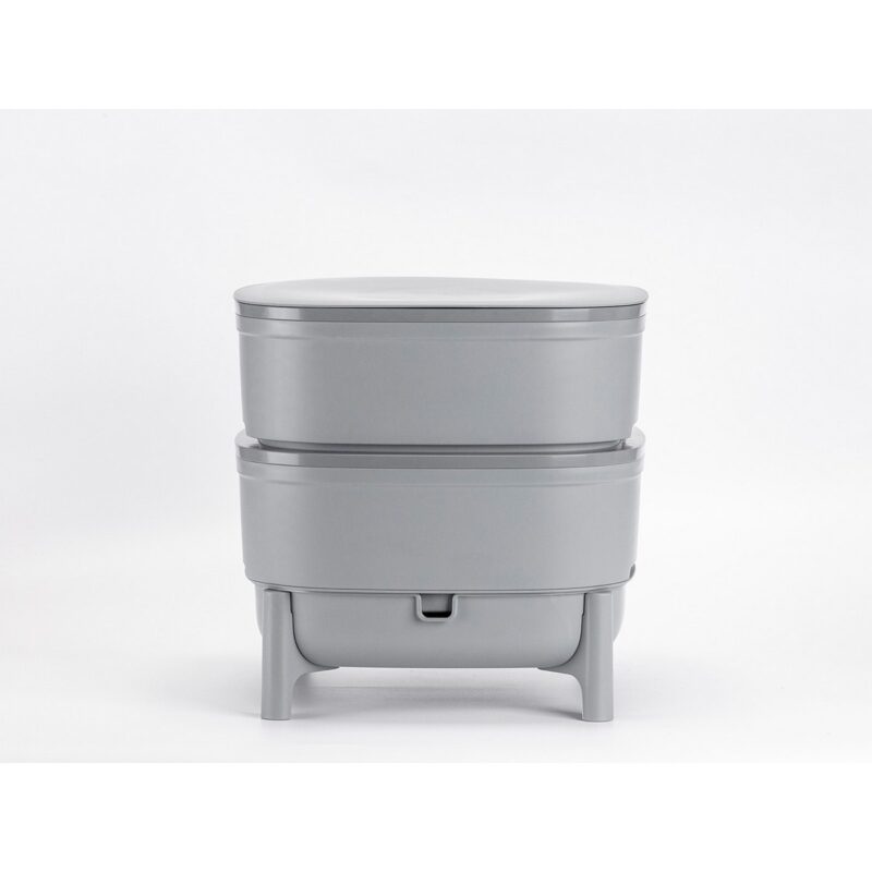 Plastia Vermikompostér Economy sivá, 38 x 38 x 38 cm Plastia Vermikompostér Economy sivá, 38 x 38 x 38 cm