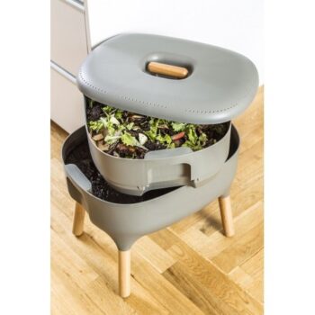 Plastia Vermikompostér Urbalive, sivá