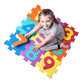 Plastica 91627 puzzle koberec Čísla 26 ks