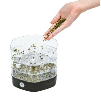 Plastkon Mungo klíčící miska antracit