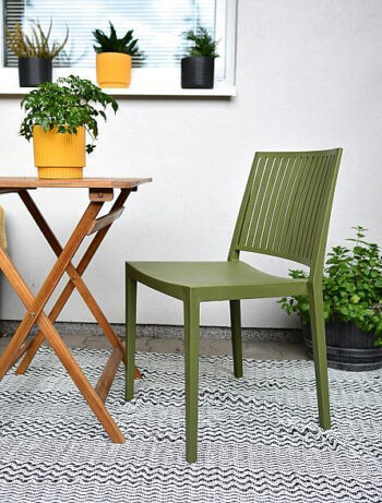 Plastové kreslo HELSINKY (rôzne farby) ťavia hnedá