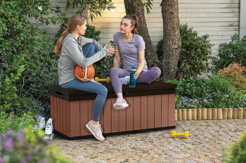 Plastový úložný box 380 L (hnedý)