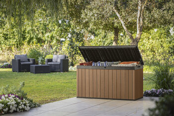 Plastový úložný box 570 L (hnedý)