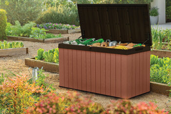 Plastový úložný box 570 L (hnedý)