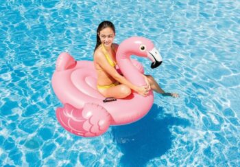 Plážový nafukovací Flamingo rúžovej farby