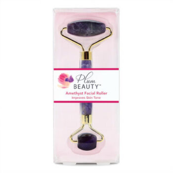 Plum Beauty Masážny valček z ametystu, fialová