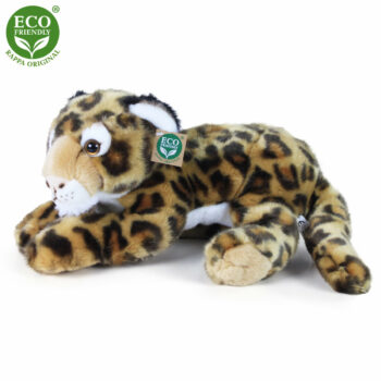 Plyšový leopard ležiaci 40 cm ECO-FRIENDLY