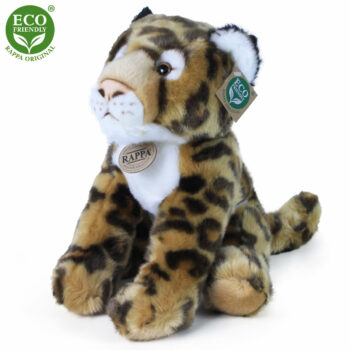 Plyšový leopard sediaci 30 cm ECO-FRIENDLY