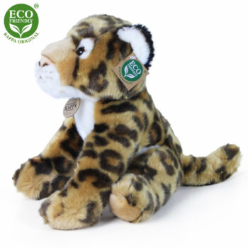 Plyšový leopard sediaci 30 cm ECO-FRIENDLY