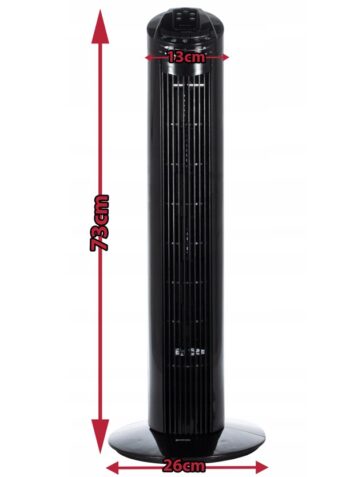 Podlahový ventilátor MalTec WK180WT čierny