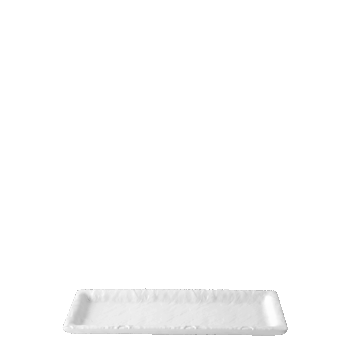 Biely melamínový podnos s elegantným matným povrchom spája štýlový vzhľad porcelánu s výnimočnou odolnosťou. Je ľahký, pevný a odolný voči nárazom či poškriabaniu, takže je ideálny na servírovanie sushi a iných delikátnych pokrmov.