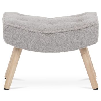 Podnožka Bouclé GREY2, sivá