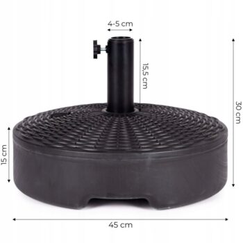 Podstavec k slnečníku okrúhly 22 kg