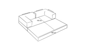 Pohovka Comfort Orange