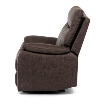 Polohovacie kreslo 4092 BR3, vintage, hnedá