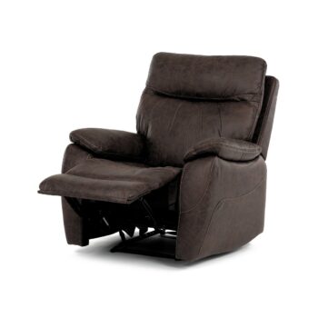 Polohovacie kreslo 4092 BR3, vintage, hnedá