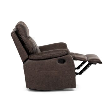 Polohovacie kreslo 4092 BR3, vintage, hnedá