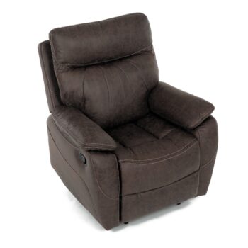 Polohovacie kreslo 4092 BR3, vintage, hnedá