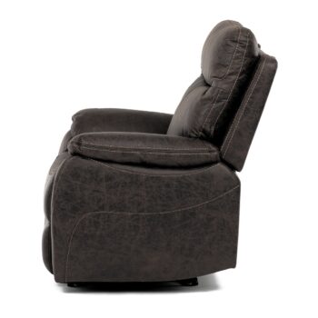Polohovacie kreslo 4092 COF3, vintage, tmavohnedá