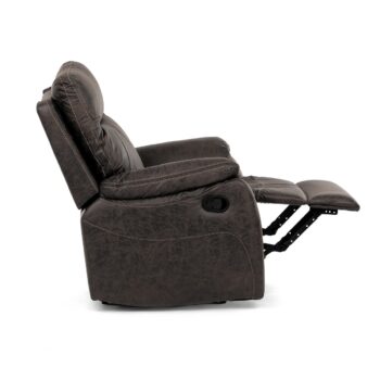 Polohovacie kreslo 4092 COF3, vintage, tmavohnedá