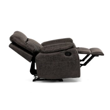 Polohovacie kreslo 4092 COF3, vintage, tmavohnedá