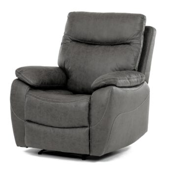 Polohovacie kreslo 4092 GREY3, vintage, sivá