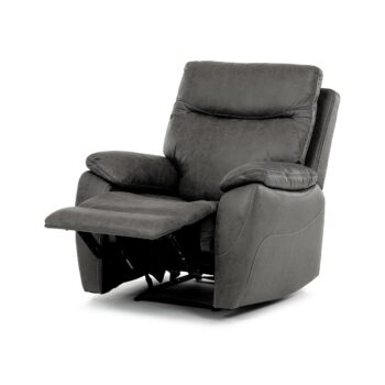Polohovacie kreslo 4092 GREY3, vintage, sivá