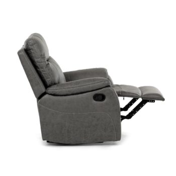 Polohovacie kreslo 4092 GREY3, vintage, sivá