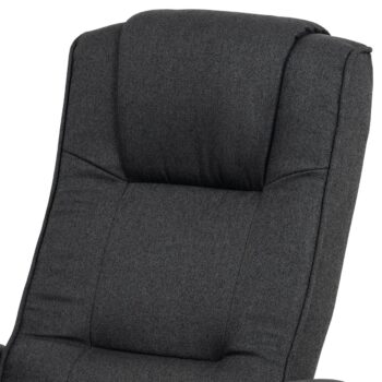 Polohovacie kreslo s podnožkou GREY2, sivá