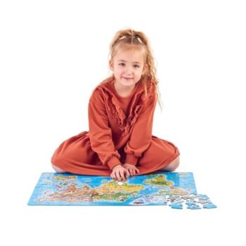 Popular Puzzle Mapa sveta, 160 dielikov