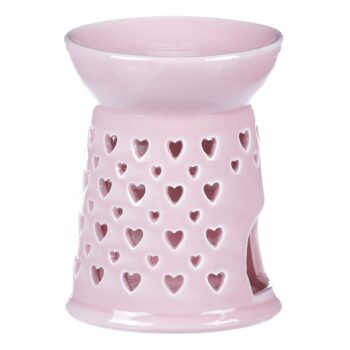Porcelánová arómalampa Pink, 11 x 11 x 14 cm