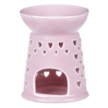 Porcelánová arómalampa Pink, 11 x 11 x 14 cm