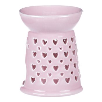 Porcelánová arómalampa Pink, 11 x 11 x 14 cm
