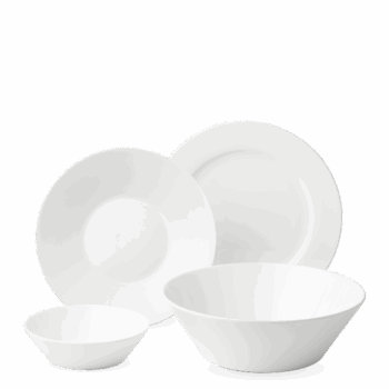 Ste vyznávačmi zásady „v jednoduchosti je krása“, ale zároveň nechcete, aby jednoduchosť ubrala na elegancii? Potom vám ulahodí krásny porcelánový set z línie Premium Platinum, v ktorom nájdete až 19 nadčasových kúskov na každodenné použitie, ale aj na špeciálne udalosti. Set obsahuje: 6 × Plytký tanier 26 cm 6 × Hlboký tanier 22 cm 6 × Kónická miska 16 cm 1 × Kónická miska 25 cm