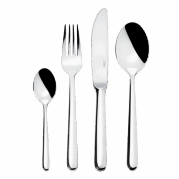 Jednoduchý dizajn, oblé tvary, ktoré sa hodia na každý stôl. Taký je príborový set Faro Silver. Je výnimočný v tom, že je celý postriebrený. Určite sa ním blysnete pred každou návštevou. Set obsahuje: 4× lyžica 4× nôž 4× vidlička 4× lyžička na kávu Váš vysoko kvalitný postriebrený príborový set s najvyšším leskom vyrobený z ušľachtilej ocele 18/10 je elektrolyticky odmastený, čím spĺňa najvyššie požiadavky čistoty povrchov príborov. Následne dostáva striebornú platinu v predbežnom kúpeli a samotnom postriebrovacom kúpeli. Metódu striebrenia využívame v našej rodinnej firme už od jej vzniku v roku 1866. Samotné striebro má nezameniteľný zvuk, preto sa používa aj na výrobu zvonov. Navyše vďaka antibakteriálnym účinkom je prospešné aj pre zdravie. Pre jeho vzácnosť odporúčame zvoliť si ručné umývanie s použitím handričky z mikrovlákna a špeciálnu tekutinu alebo leštičku na striebro, aby ste sa vyhli poškriabaniu povrchu príborov.